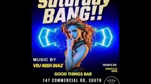 Saturday Bang advertisement